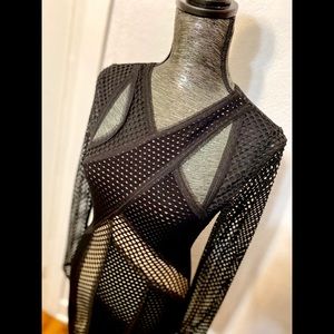 BCBGMaxAzria Jaylynn Black Bodycon Cutout Dress SZ S NWT